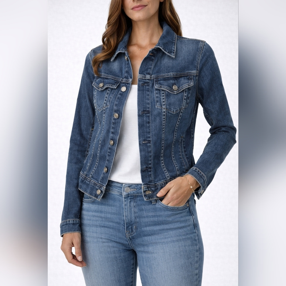 Adriano Goldschmied AG Denim Jacket Women's Size Medium Blue